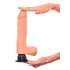Real Feel Deluxe No.9 - vibrator realist cu testicule - silicon