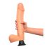 Real Feel Deluxe No.12 - vibrator realist cu testicule (natur)