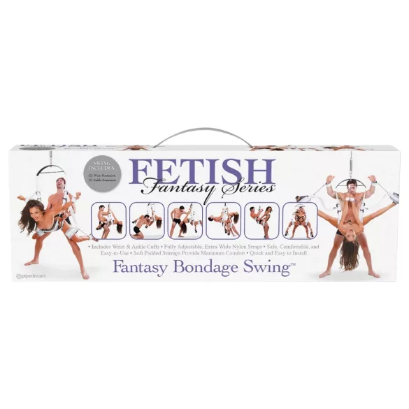 Fetish - scaun pentru sex BDSM - alb