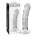 Icicles No. 62 - dildo din sticlă cu penis - transparent