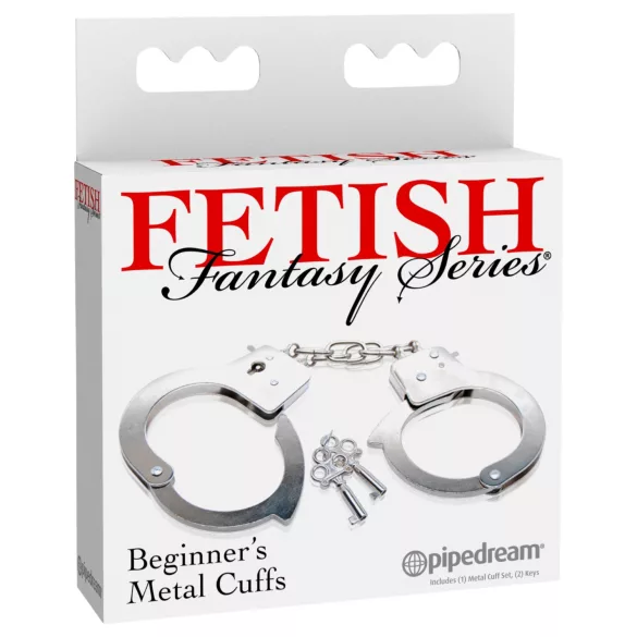 Fetish Fantasy - cătușe metalice - argintii