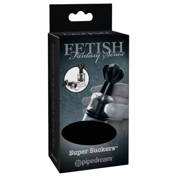 Fetish Super Suckers - pompă pentru sfârcuri - aspirație puternică