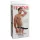 Pipedream Fetish Strap-On 8 - vibrator cu ham, gol pe interior (negru)