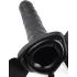 Pipedream Fetish Strap-On 8 - vibrator cu ham, gol pe interior (negru)