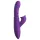 Fantasy For Her - vibrator împingător 3 în 1 cu funcție de încălzire (mov)