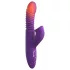 Fantasy For Her - vibrator împingător 3 în 1 cu funcție de încălzire (mov)