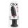 King Cock 10 - dildo cu ventuză (25cm) - negru