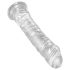 King Cock Clear 8 - dildo mare cu ventuză (20cm)