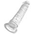 King Cock Clear 8 - dildo mare cu ventuză (20cm)