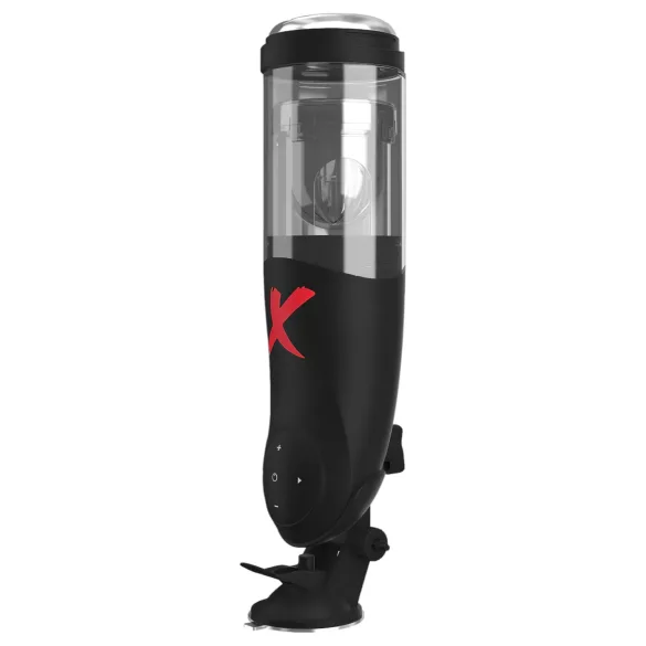 PDX Mega-Bator - masturbator automat rotativ și vertical - negru