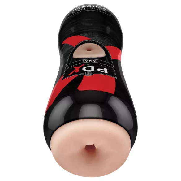 PDX Elite - masturbator anal cu vibrații (culoare naturală)