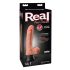 Vibrator Real Feel Deluxe No.1 - natural, cu textură autentică