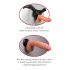 Vibrator Real Feel Deluxe No.1 - natural, cu textură autentică