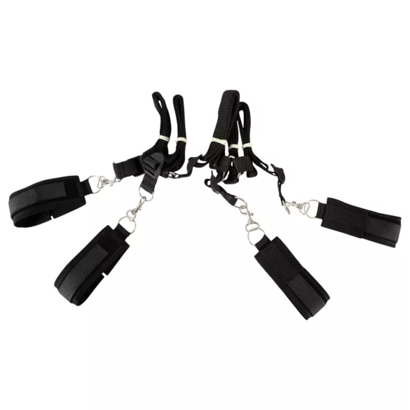 Fetish Fantasy - set de legături pentru pat - negru