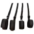 Fetish Fantasy - set de legături pentru pat - negru