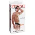 Fetish Fantasy - dildo strap-on gol cu ham - culoare naturală