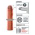 X-TENSION Perfect 1 - prelungitor penis realist - 17,7cm - culoare naturală