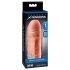 X-TENSION Mega 1 - prelungitor penis realist - 17,7 cm - culoare naturală