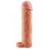 X-TENSION Perfect 2 - mânecă pentru penis cu inel - 19cm - culoare naturală