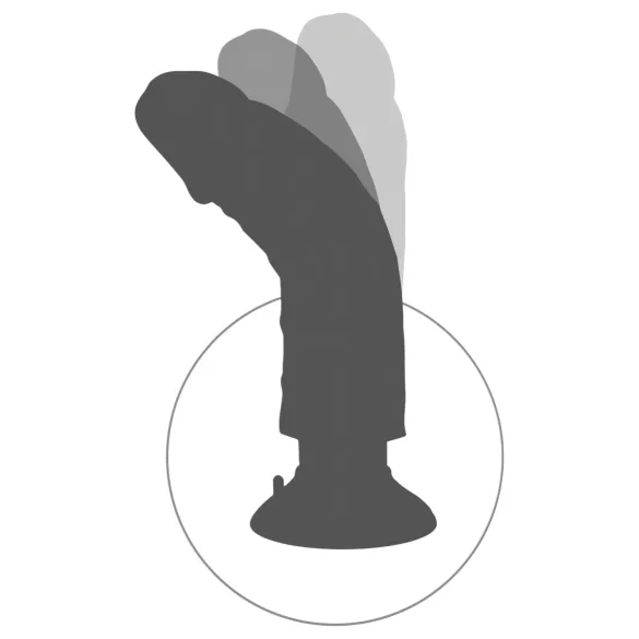King Cock 8 - vibratoare realist flexibil - 25cm