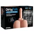 PDX Dirty Talk - popou realist torzo cu dildo - silicon, culoare naturală