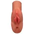 PDX - Masturbator dublu 2 în 1 realist - nuanță închisă