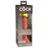 King Cock Elite 6 - dildo realist cu ventuză - 15cm - negru