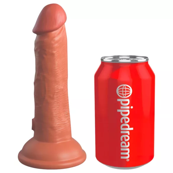 King Cock Elite 6 - dildo realist cu ventuză - 15cm - negru