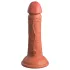 King Cock Elite 6 - dildo realist cu ventuză - 15cm - negru
