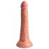 King Cock Elite 7- dildo realist cu ventuză (18cm) - natur