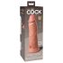 King Cock Elite 8 - dildo realist cu ventuză (20cm) - natural