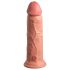King Cock Elite 8 - dildo realist cu ventuză (20cm) - natural