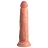 King Cock Elite 9 - dildo realist cu ventuză - 23cm - culoare naturală