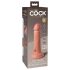 King Cock Elite 6 - vibrator realist 15 cm (natural închis)