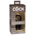 King Cock Crown Jewels - inel vibratoare pentru penis (negru)