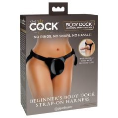King Cock Elite Beginner's - chilot cu dildou (negru)