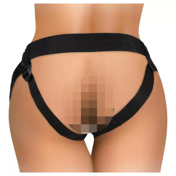 King Cock Elite Beginner's - strap-on pentru începători - negru