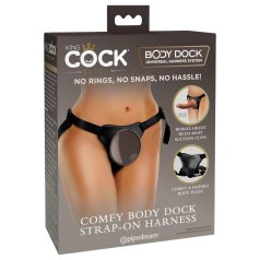 King Cock Elite Comfy Body Dock - hamuri strap-on (maro)