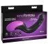 Anal Fantasy - vibrator prostată pulsator - silicon negru