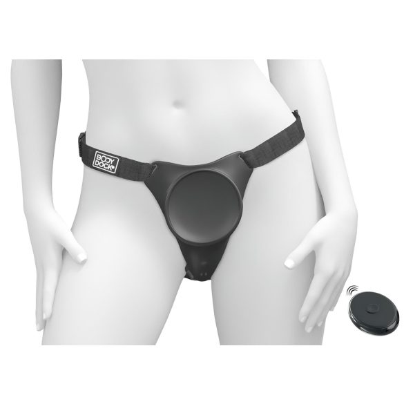 Body Dock G-punct Pro - lenjerie cu radio încorporat (negru)