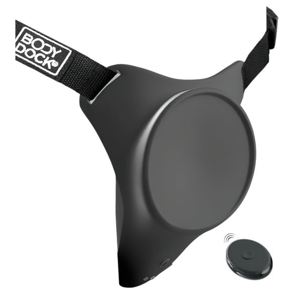 Body Dock - dildou cu ham pentru stimulare punctul G - silicon Silexd 7