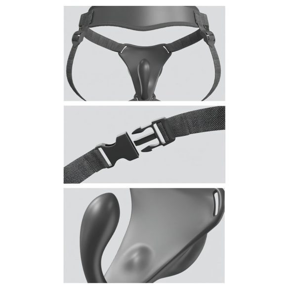 Body Dock - dildou cu ham pentru stimulare punctul G - silicon Silexd 7