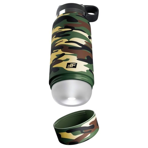 Fap Flask Happy Camper - masturbator de camping (verde-negru)