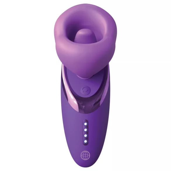 Fantasy For Her - vibrator cu stimulare orală și aspirație - mov