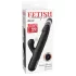 Fetish - vibrator împingător cu 3 motoare (negru)