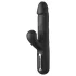 Fetish - vibrator împingător cu 3 motoare (negru)