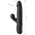 Fetish - vibrator împingător cu 3 motoare (negru)