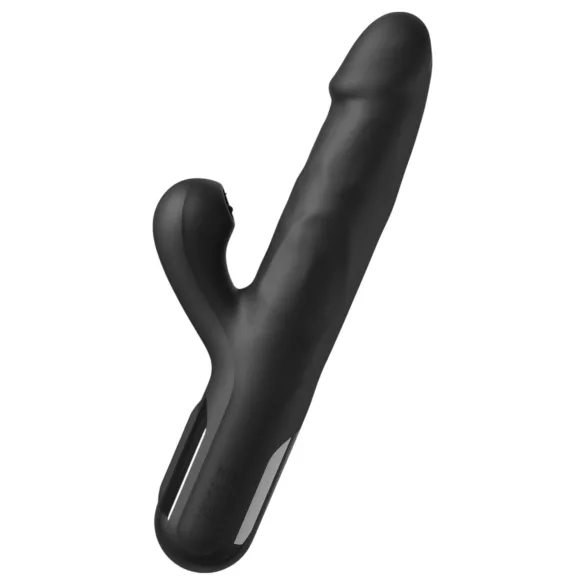 Fetish - vibrator împingător cu 3 motoare (negru)