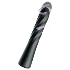   Anal Fantasy Twist Ecstasy - vibrator anal rotativ și împingător (negru)