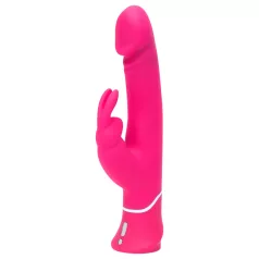   Happyrabbit Dual Density - vibrator impermeabil cu braț pentru clitoris (roz)